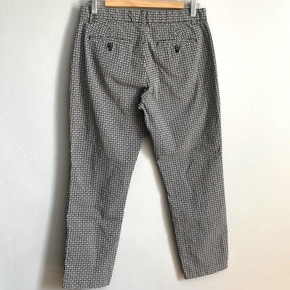 Gap Slim City Black & White Khakis, Size 8R - Picture 9 of 16